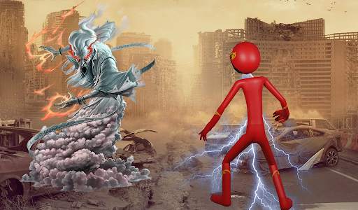 Fast Man Stickman Superhero Crime City स्क्रीनशॉट 2