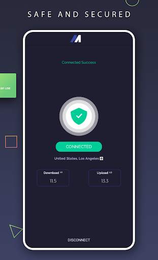Mobile VPN - Safe and Secured screenshot 4