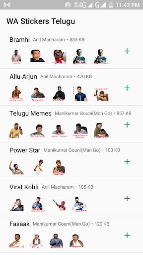 WA Stickers Telugu(WAST) screenshot 1