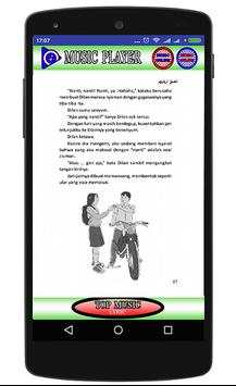 dilan dan Milea Full Novel   Music Lirik Offline screenshot 7