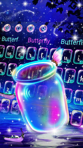 Crystal Sparklling Bottel Keyboard screenshot 1