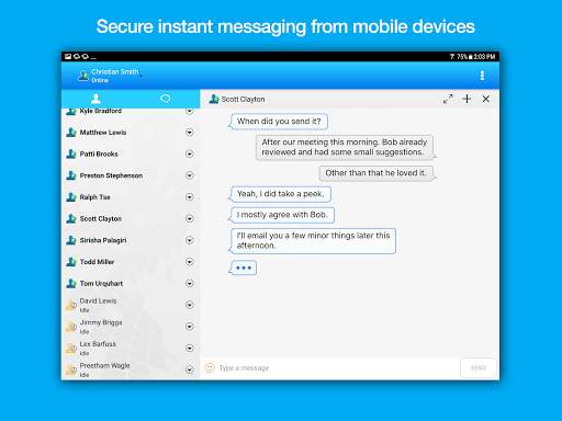 GroupWise Messenger screenshot 5