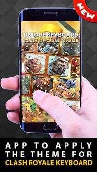 Keyboard Theme For Clash Free screenshot 2