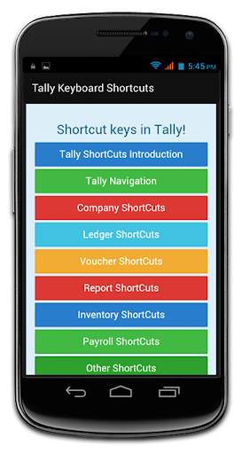 Tally Shortcut Keys screenshot 2