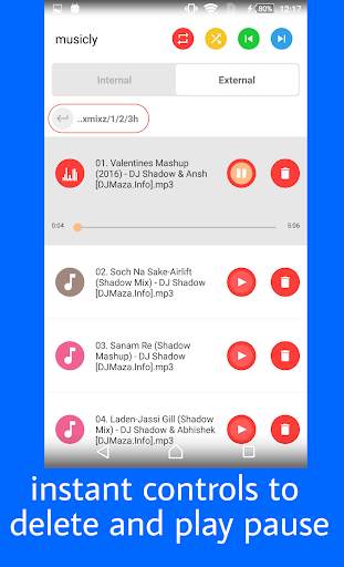 musicly screenshot 2