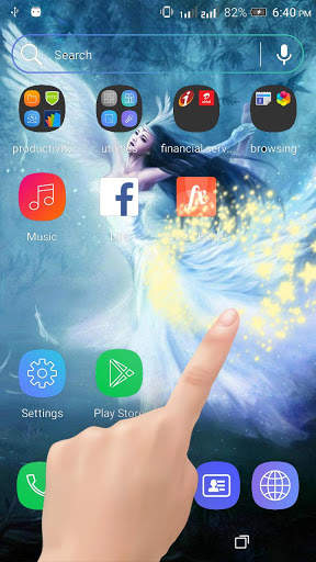 Fairy Particle LiveWallpaper 1 تصوير الشاشة