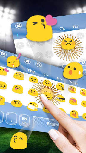 Argentina Sepak bola Keyboard screenshot 3