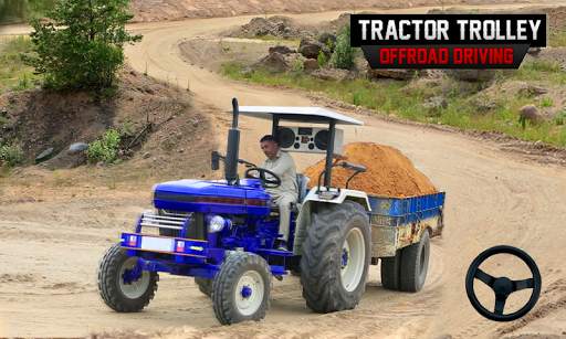 Tractor Trolley Driving Sim 3D screenshot 1
