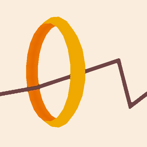 Golden Ring on a Thread icon