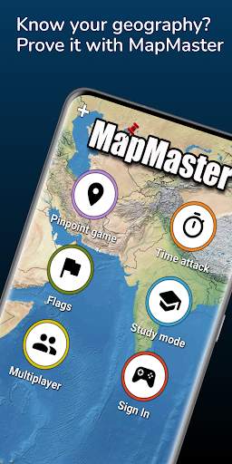 MapMaster - Geography game screenshot 1