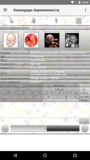 Календарь беременности screenshot 2