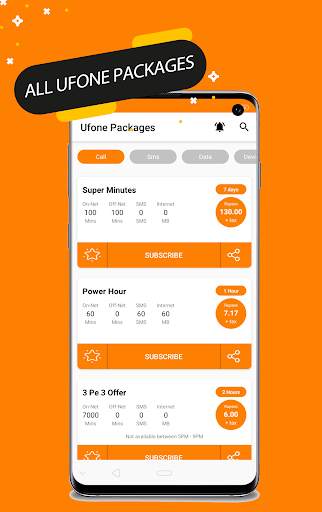 All Network Packages 2020 (Jazz Zong Ufone Telenr) screenshot 4