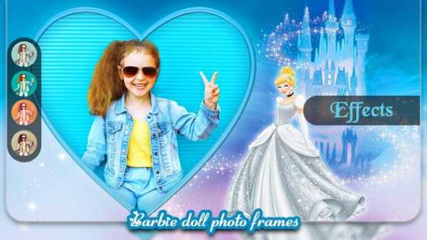 Barbie Doll Photo Frame 2 تصوير الشاشة