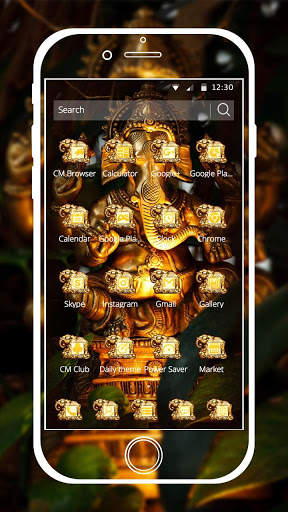 elephant theme Golden Buddha screenshot 3