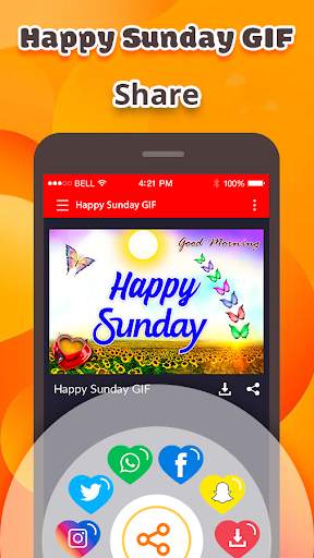 Happy Sunday GIF screenshot 1