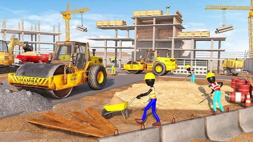 Stickman City Construction screenshot 6