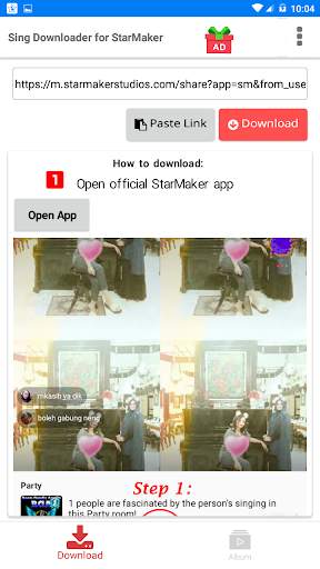 Sing Downloader for Starmaker screenshot 1