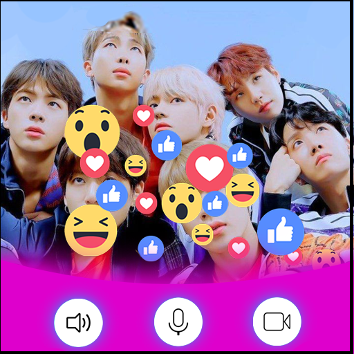 fake call and chat with bts icon