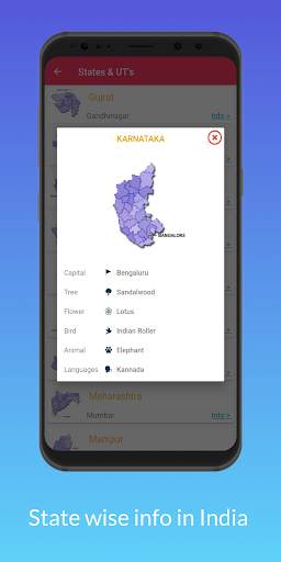 India App : India Facts, GK, About IND States Info screenshot 4
