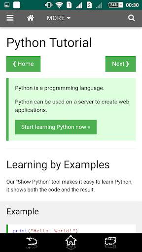 w3school screenshot 3