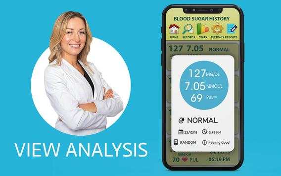 Blood Sugar Check : Logger Scanner Glucose Diary screenshot 4