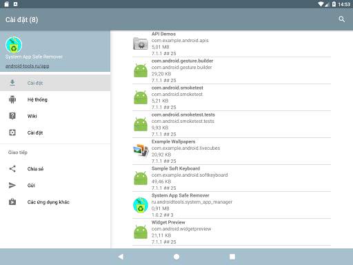 Trình quản lý ứng dụng hệ thống screenshot 17