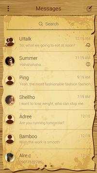 FREE - GO SMS LETTERS THEME screenshot 3