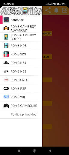 Roms Game Retro Download screenshot 3