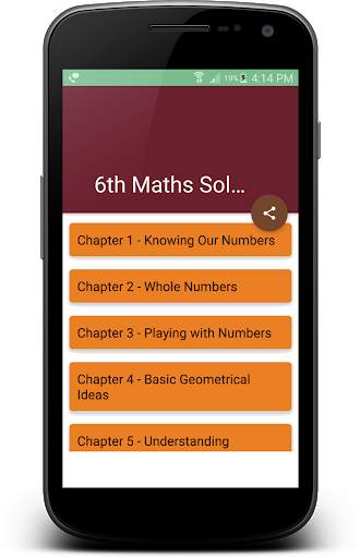 6th Class Maths Solutions - CBSE screenshot 1