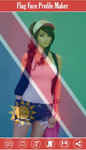 Flag Face Profile Photo Editor screenshot 4