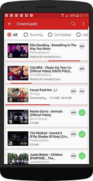 Videoder - YouTube to mp3 converter screenshot 3