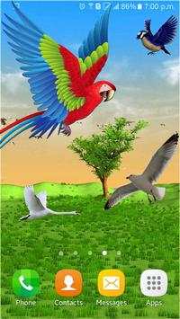 Flying Birds Live Wallpaper 3D Phone Backgrounds screenshot 1