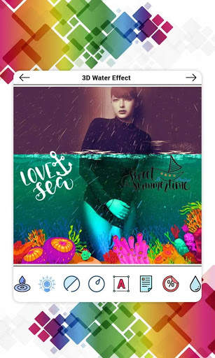 3D Water Effects Photo Editor Water Splash Picture 8 تصوير الشاشة
