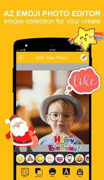 AZ emoji photo editor – free stickers screenshot 2