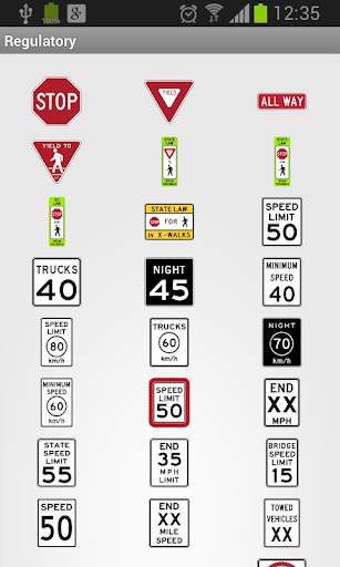 US Road Signs screenshot 3