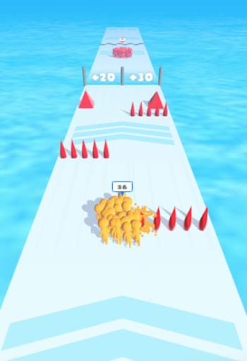 Count Runner - การแข่งขัน Stickman - Crowd Clash screenshot 2