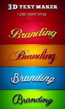 3D Text Maker screenshot 1