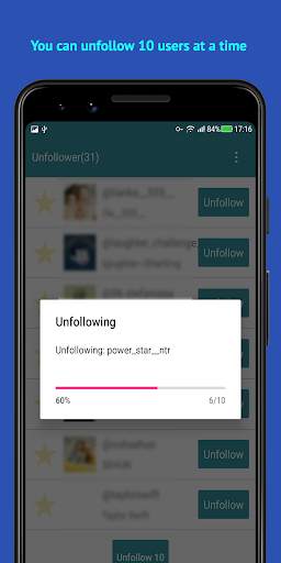 Unfollow Users Cleaner screenshot 3