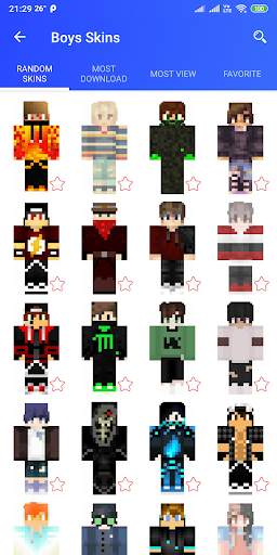 Boys Skins screenshot 1