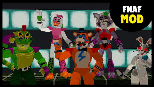 Fnaf Breach Mod for Minecraft screenshot 1