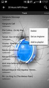 3D Music MP3 Player screenshot 2