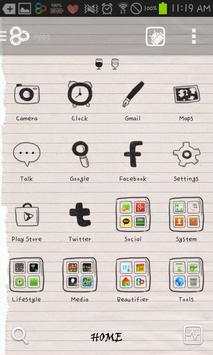 drawing wine GO launcher theme screenshot 3