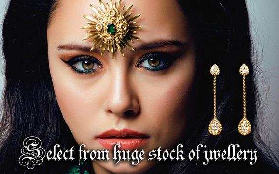 Jewelry Photo Face Stickers screenshot 5