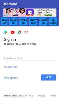 Admob, Adsense, Console, Analytics, Firebase App 4 تصوير الشاشة