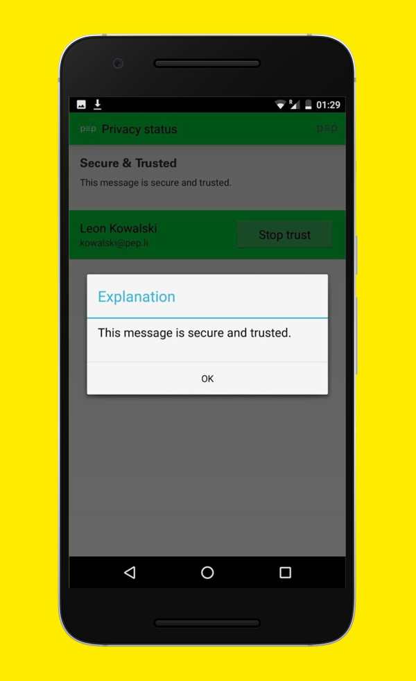 p≡p pretty Easy privacy screenshot 6