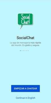 SocialChat! App de mensajería instantánea screenshot 1