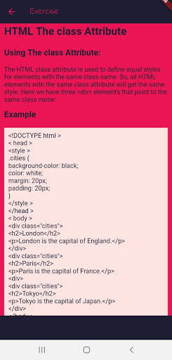 Html Programming App 4 تصوير الشاشة