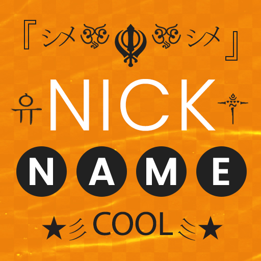 Stylish nickname generator icon
