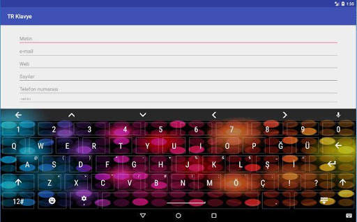 Türkçe Klavye Tema screenshot 9