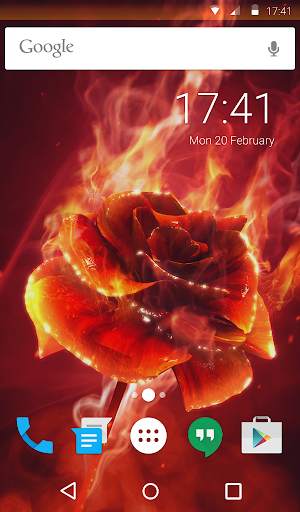 Burning Rose Keyboard Theme स्क्रीनशॉट 6